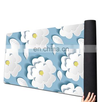 All kinds of patterns natural suede rubber yoga mat with competitive price
