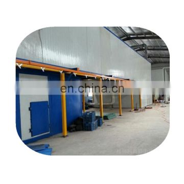 Automatic powder coating line for aluminum door and window