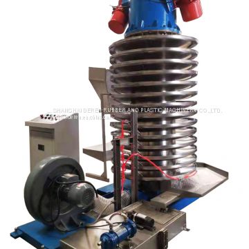 LSZ1050 Vibrating cooling conveyor from shanghai deren for rubber molded parts cooling system