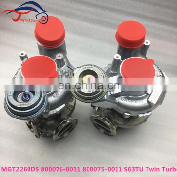 Original twin Turbos MGT2260DSL 800075-0011 800075-0011 S63 Engine Turbocharger for BMW M5 M6 F10 F12 4.4L V8 Cylinders Engine
