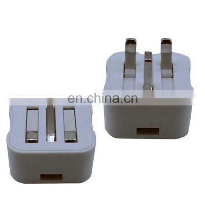 Folding Foldable 3 Pins USB Travel AC Power Plug UK Wall Adapter