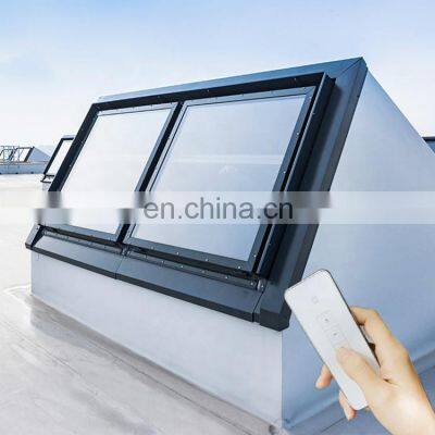 European Style House Smart Alluminum Roof Sash Windows Waterproof Automatic Skylight Windows