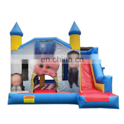 Hot selling cartoon bouncer jump castles sports inflatable bounce house for sale