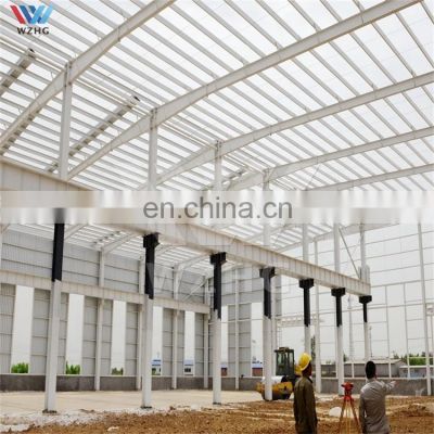 WZH cheap fabricated dome shaped building supplies warehouse with drawings
