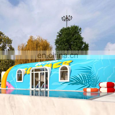 Warm In Winter And Cool In Summer Prefabricated Polystyrene Foam Eps Dome House Sound Proof Waterfront Luxury Home Cabin