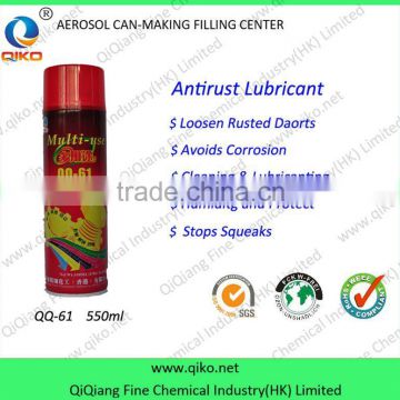 Anti rust Lubricant Aerosol Spray