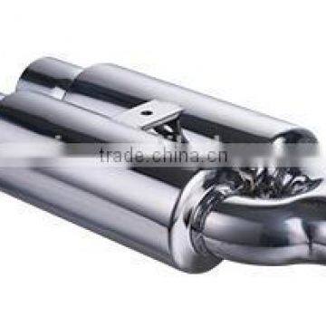 Top quality polished stainless steel universal muffler tip silencer exhaust muffler