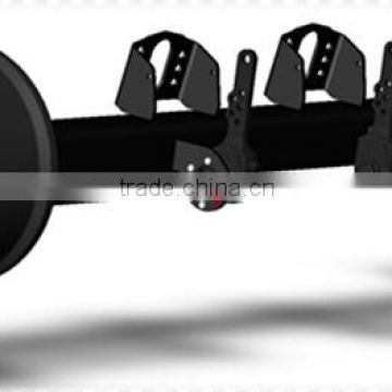 All kinds Semi Trailer parts trailer wheel axle L1 trailer components axle torsion trx suspension