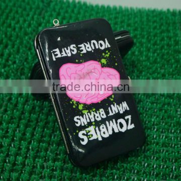 2013 new arrival hinge cell phone case card holder for iphone 4
