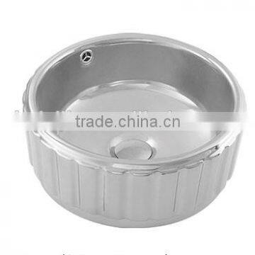 China supplier silver coloured bathroom basins (BSJ-A8409 Silver)