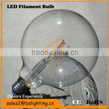 LED Filament Bulb Light G125 E27 LED Filament Globe Lamp G80 G95 G125 2W 4W 6W 8W