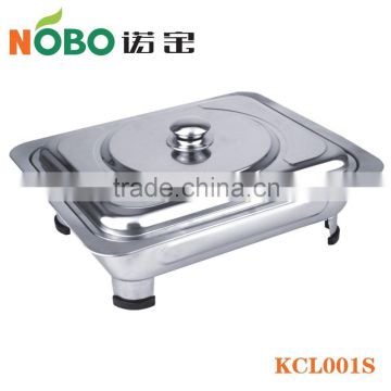 Factory cheap safe restaurant serving chafing dish without alcohol stove
