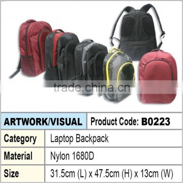 nylon laptop backpack
