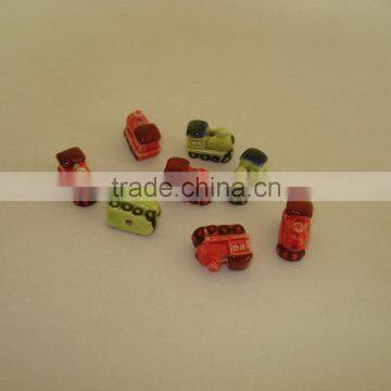 Ceramic Beads - Trains