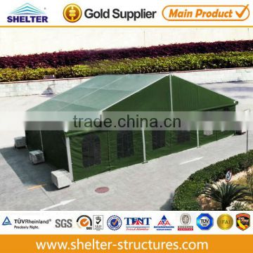 high wind load 15x15m army shelter tents of the army used for sale made by shelter company