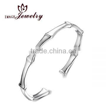 China Beautiful silver bangle with cz stones