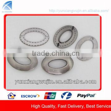 CD1462 Custom Made Silver Metal Oval Eyelets for Canvas