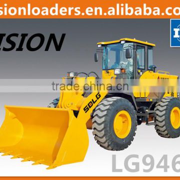 4 Ton Wheel Loader For Sale , SDLG Wheel Loader , Construction Machinery LG946l Wheel Loader With 2.CMB Bucket For Mini Plant