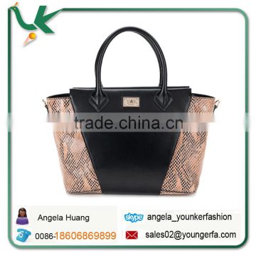 wholesale designer branded High Quality Genuine snake leather bag