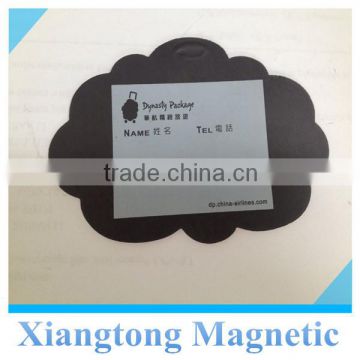 Die-Cut Shapes of Rubber Magnetic Sheets with printing in the magnetic side / Cloud Shape of Magnetic Sheet with printing