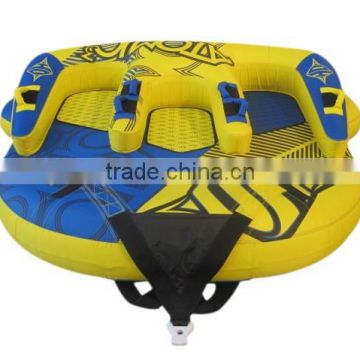 inflatable pvc flying towable inflatable water ski snow tube