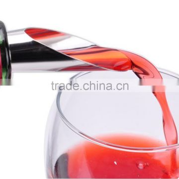 Promotional gifts metal material wine pourer for Bottle