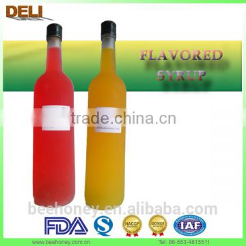 EU Standard 2014 Popular Bottled Flavoured syrup/Coffee syrup/Bar syrup/Bubble Tea syrup