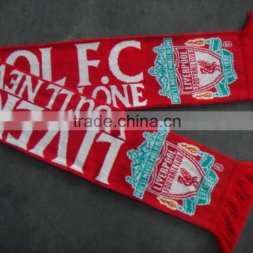 Fashion unique 2015 acrylic football fan scarf