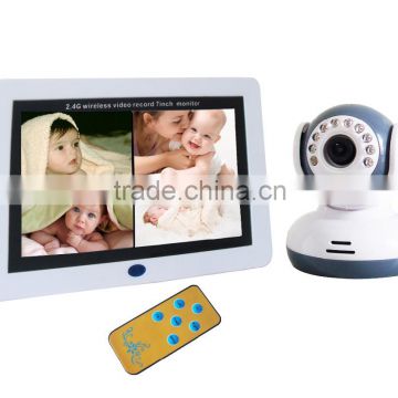 High Quality 4CH 800*480P HD 7 Inch Full Color LCD Nanny Two ways Speaker Video Baby Monitor