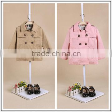 wholesale 2015 Korean fashion autumn girl trench coat