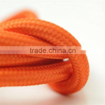 Orange 2/3 core 0.75mm vintage fabric textile electrical wire cable for pendant light