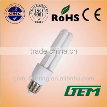 2U 14W/15W CFL With PBT,Tri Color Material