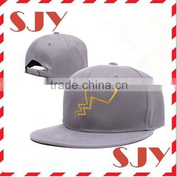 100% Cotton Material 3D puff embroidery korean snapback hats