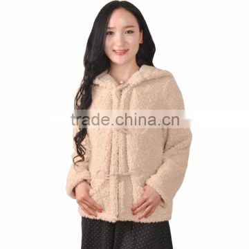 100% Polyester Coral/Snuggle/Sherpa Fleece Women Nightwear/Jackets