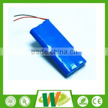 Customized 7.4v 4400mah 18650 li-ion battery pack