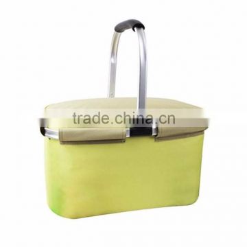 Best selling promotional top quality collapsible Insulated folding picnic basket