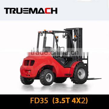 China Best 3.5ton Rough Terrain Forklift with CE