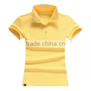 Custom polo shirt cotton/Ladies polo collar t shirt