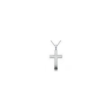 Cobalt Free and hypoallergenic hypoallergenic stainless steel cross pendant necklace