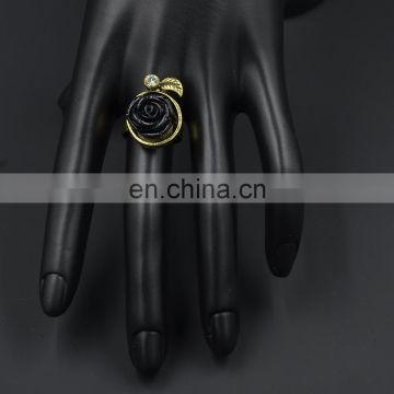 MCR-0001 In stock fashion wholesale latest gold ring designs /Vintage Rose Ring