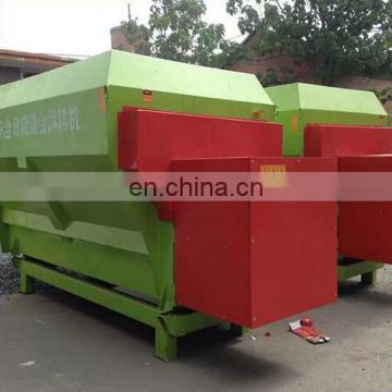 High efficiency industrial forage mixing and grinding machine for animal and poultry feed mixing