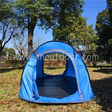 Waterproof Pop Up Tent Polyester Fabric Use In The Park