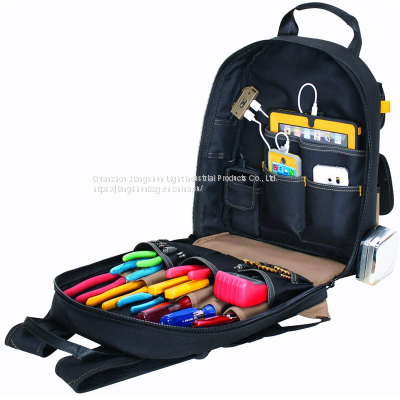 Multi-functional maintenance workers package hardware kit backpack electrician tool bag heavy duty