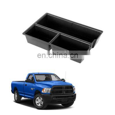 Interior Accessories Parts Silicone Armrest Rest Storage Box Center Control Console Organizer Tray For Dodge Ram 1500 2500 3500