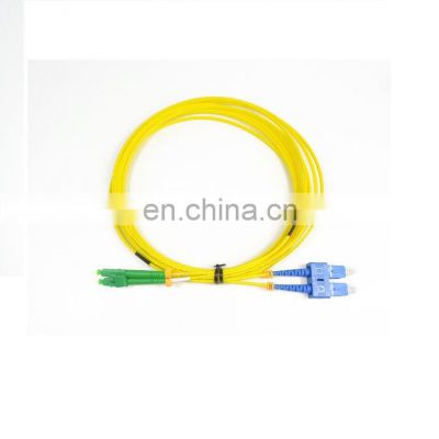 3meters 2.0mm LC/APC-SC/UPC Duplex Single mode G652D sm lc-sc dupex singlemode 9um fiber patch cord