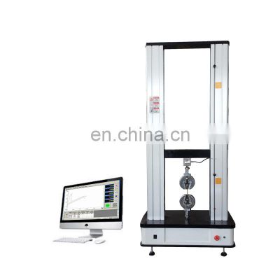 PE extensometer tensile tester tensile testing machine furnace with pneumatic grips for plastics