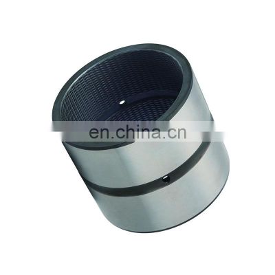 Best price customized high precision 42CrMo mesh screwed steel bushing with net oil groove inside of bearing