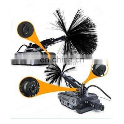 350-1000mm Cleaning Height Multi-function Nylon Pipe Clean Brush Machine