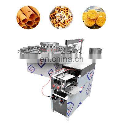 Fully Automatic Cono De Helado Egg Roll Machine Icecream Ice Cream Waffle Sugar Cone Maker Making Machine