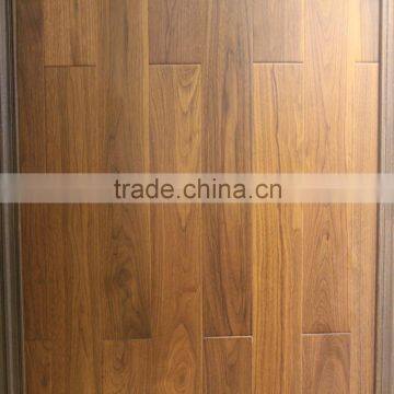 Black Walnut Engineered Wood Flooring Smooth Surface Low Gloss